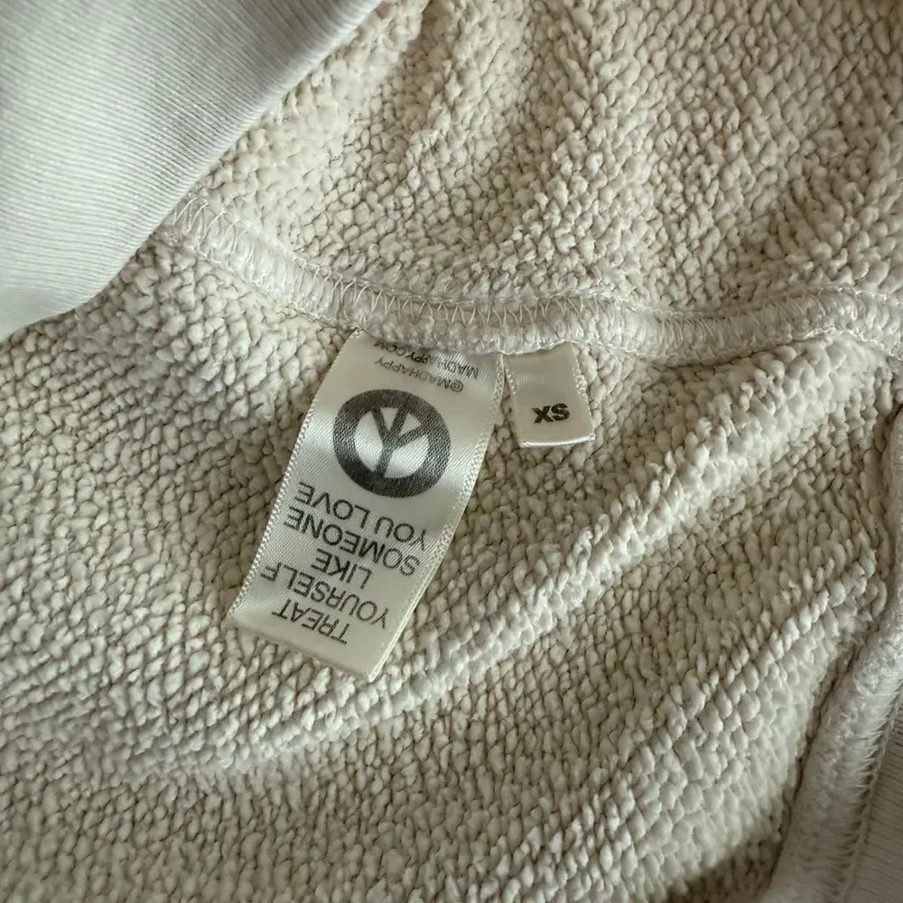 Madhappy “Local Optimist” Cream Sweatshirt Crewneck size XS - Picture 2 of 2